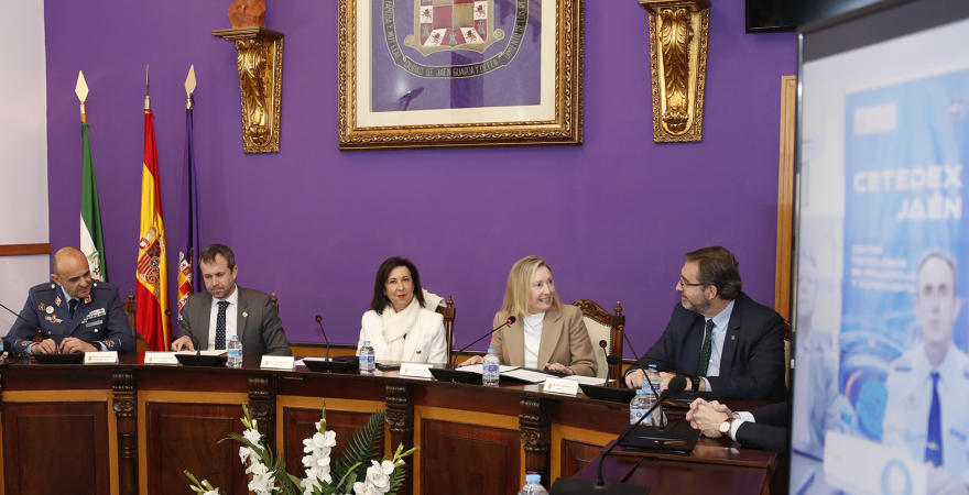 Acto celebrado en el Salón de Plenos del Ayuntamiento de Jaén.