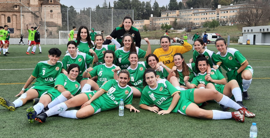 Equipo femenino de fútbol de la UJA, bronce en los CAU 2023.