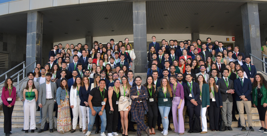 Participantes en el torneo, en el Campus Las Lagunillas.