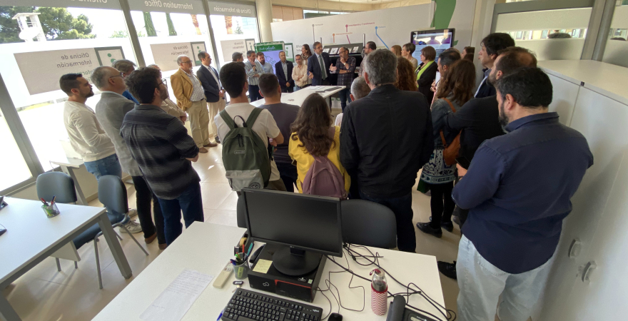 Momento de la inauguración.