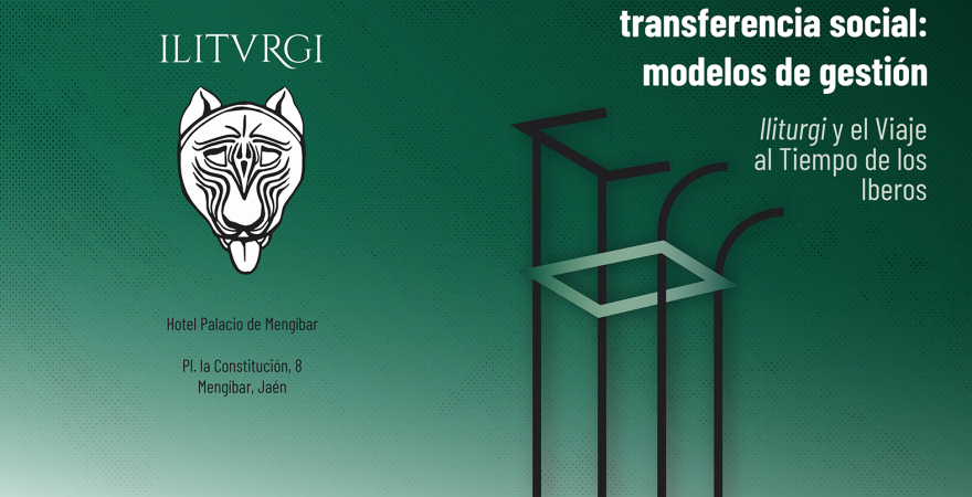 Cartel de la jornada 'Arqueología y transferencia social: modelos de gestión'.