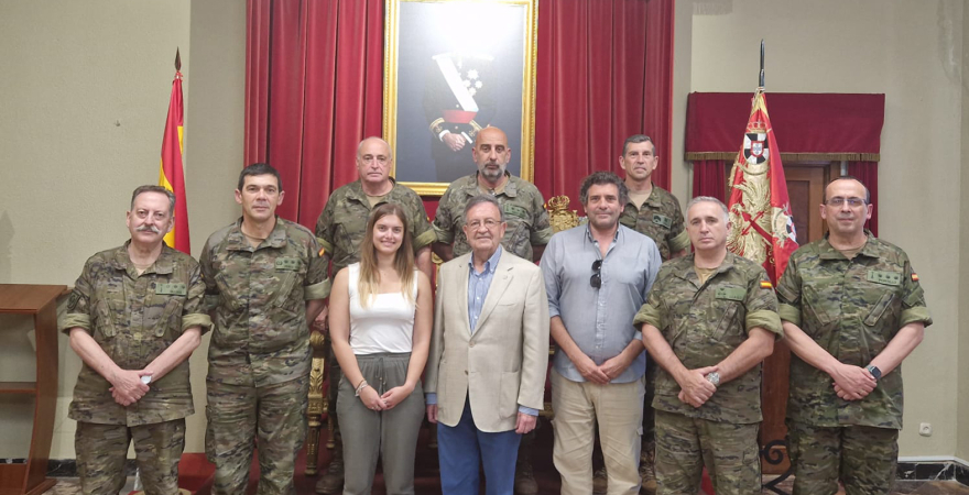 Visita a la Comandancia General de Ceuta.