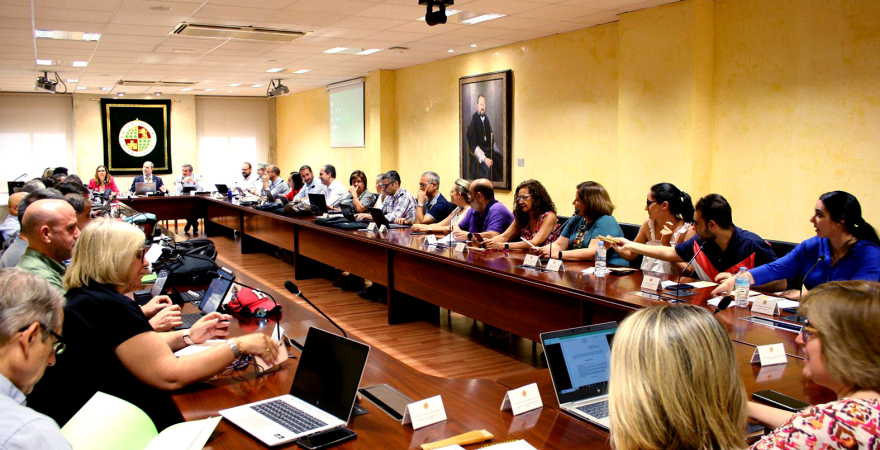 Una reunión del Consejo de Gobierno de la UJA.
