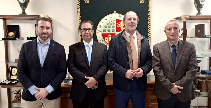 De izquierda a derecha, José Ignacio Jiménez, Sidi Sidi Abbah, Nicolás Ruiz y Gerardo Ruiz Rico.