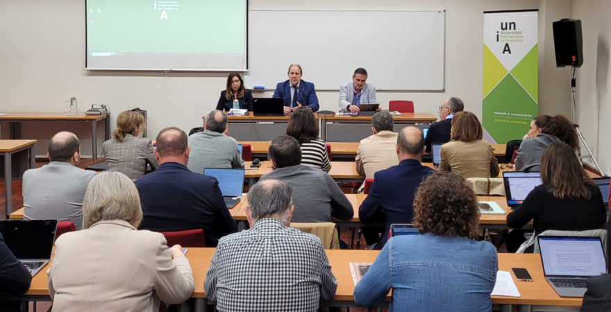 Intervención del Rector, en la reunión del Equipo de Dirección amplio de la UJA celebrado en Baeza.