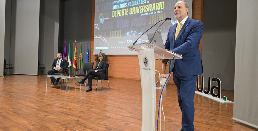 Intervención del Rector en la inauguración de las Jornadas Nacionales de Deporte Universitario.