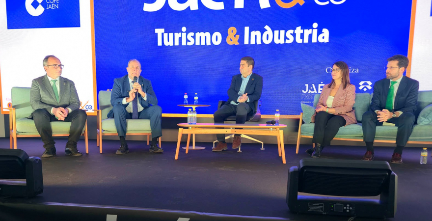 Intervención del Rector de la UJA, Nicolás Ruiz Reyes, en la inauguración del evento Jaén&CO