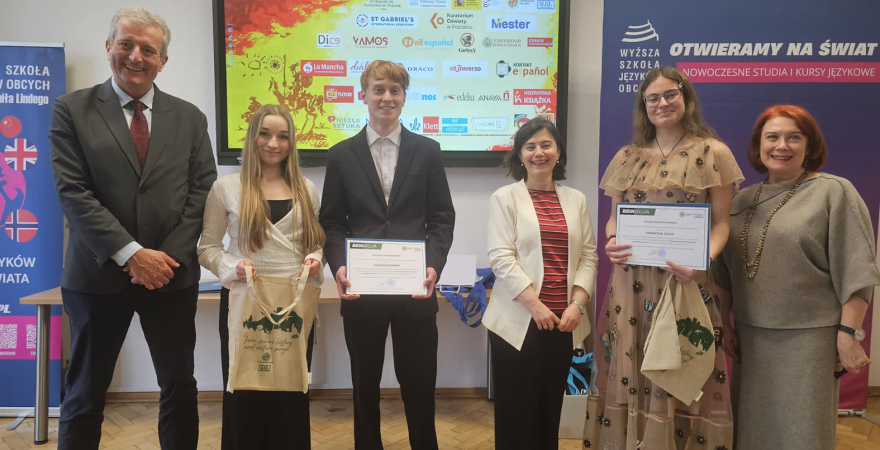 Ceremonia de entrega de premios, celebrada en Poznan (Polonia).