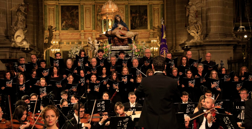 Fotografía del Concierto Primavera Sacra en la Catedral de Jaén.