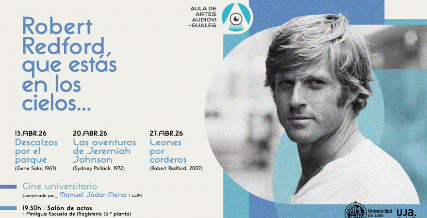 Cartel del ciclo 'Robert Redford, que estás en los cielos...'.