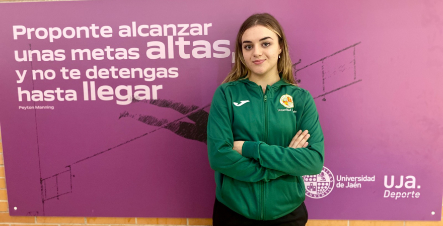 La luchadora y estudiante de la UJA, Elena Torres.