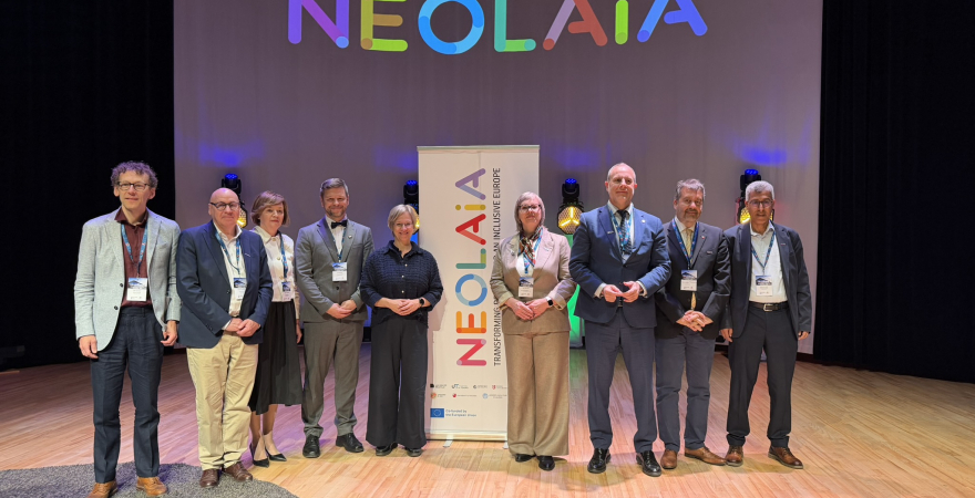 Rectores de las universidades que integran NEOLAiA, en Örebro (Suecia).