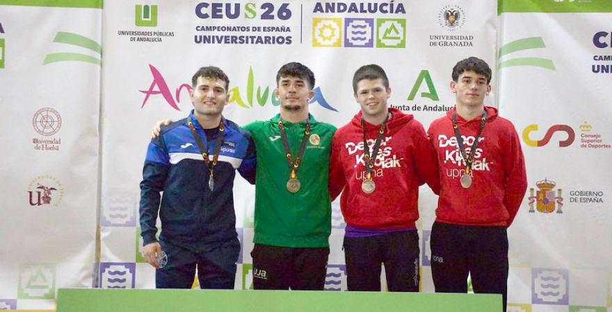 Fernando Rodríguez Arroyo, oro en Lucha (62kg).