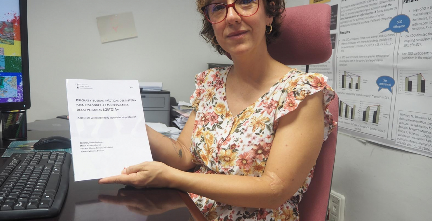 La investigadora de la UJA María Aranda.