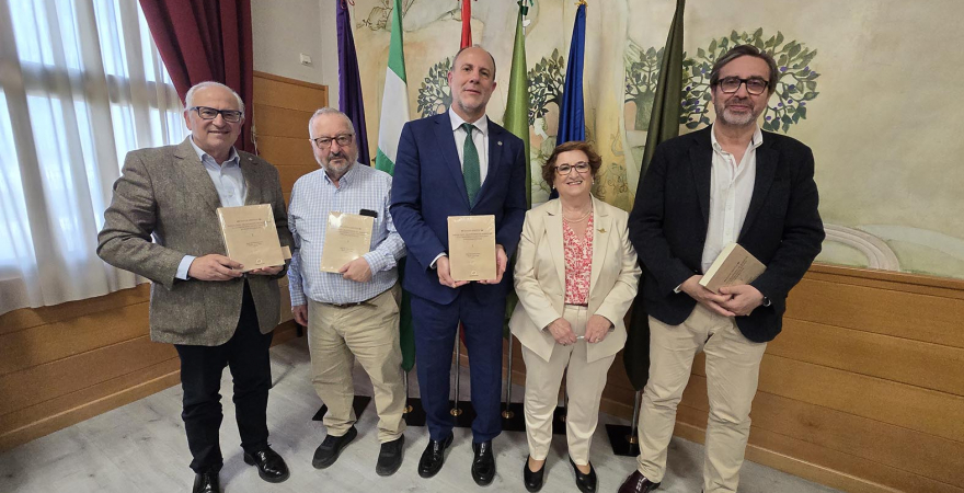 Manuel Parras, Luis Parras, Nicolás Ruiz, Mª Dolores Rincón y Juan Gómez.