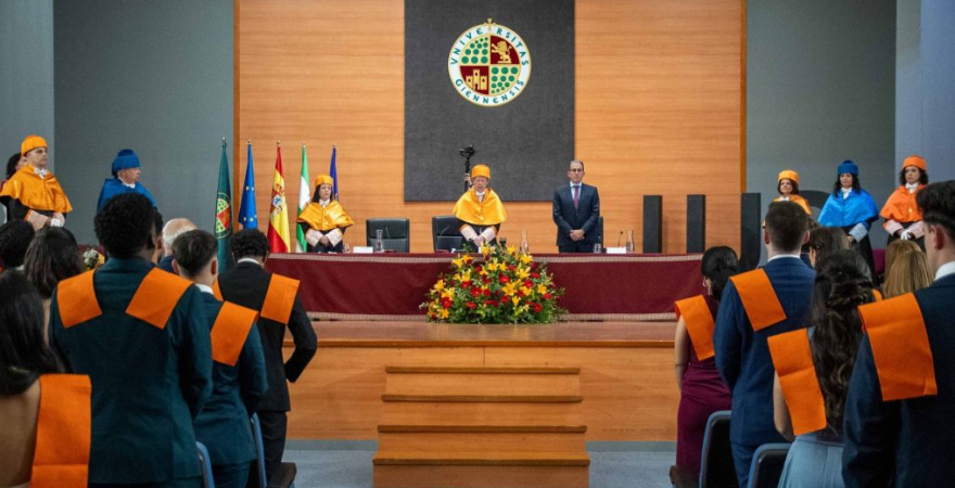 Acto celebrado el 15 de mayo en el Aula Magna del Campus Las Lagunillas.
