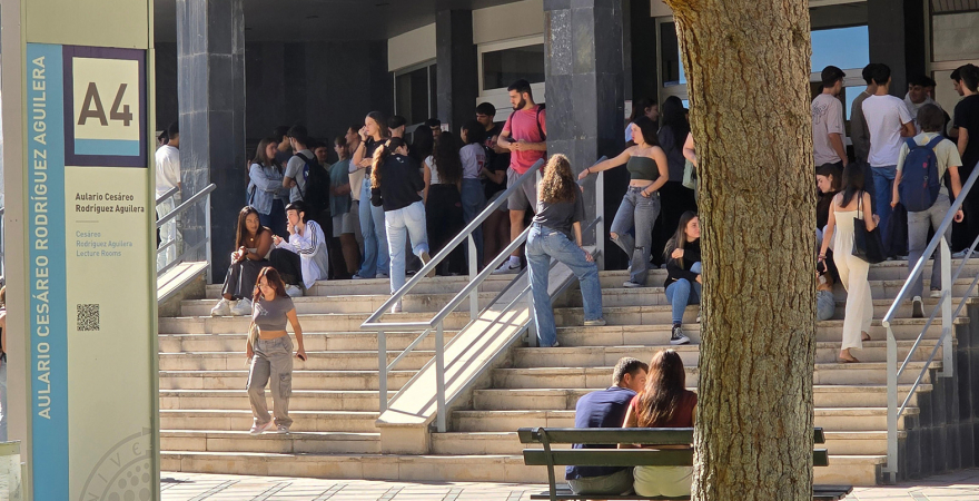 Aulario A4, en el Campus Las Lagunillas.