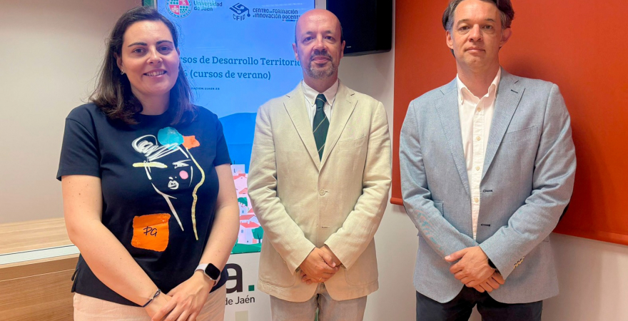 María del Carmen Pegalajar, Francisco Roca y Miguel Ángel García.