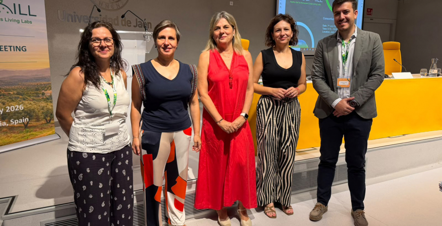 Cristina da Conceição Ribeiro Carlos, Soledad Aranda, Mª Victoria López, Isabel Uceda y Juan Manuel Jurado.