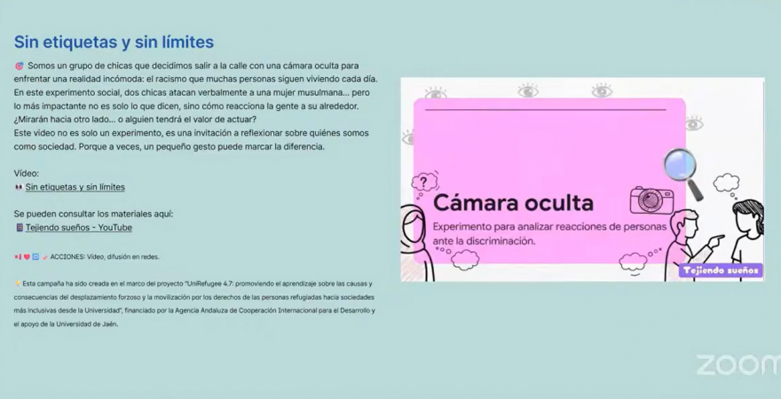 Presentación online de la campaña más votada, 'Sin etiquetas y sin límites'.