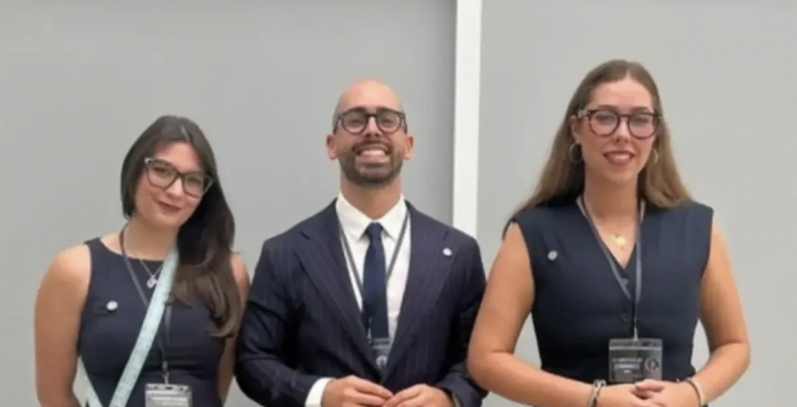 Belén Osorio Flores, Jesús Henares Valverde y Lucía Troyano Molina.