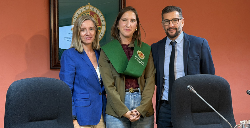 De izquierda a derecha, Teresa Pérez Giménez, Rocío Uceda y Rafael Moreno.