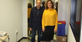 Gustavo Reyes y Silvia Moreno, promotores de la EBC, Única Mujer.