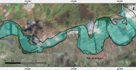 Imagen por satélite de una de las inundaciones de 2010. 