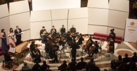 Un momento del concierto de la Orquesta y del Coro de la UJA. Foto: Fernando Mármol