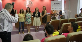 Los estudiantes que participan en el programa Campus Inclusivos Sin Límites 2018