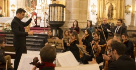 Momento del concierto del Coro y la Orquesta de la UJA. Foto: Fernando Mármol.
