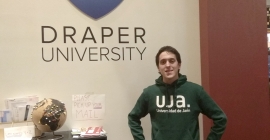 El egresado de la UJA, en la Universidad de Draper.