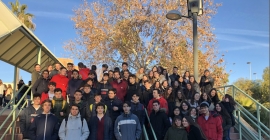 Estudiantes del Colegio Virgen de la Capilla, de Jaén