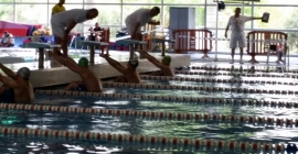 Campeonato de natación celebrado en Jaén.