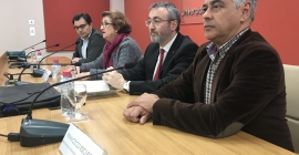 Francisco Escudero, Rafael Alarcón, María Dolores Rincón y Juan Ángel Pérez.