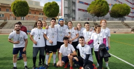 Equipo de ganó el I Trofeo de Fútbol de la Facultad de Ciencias de la Salud de la UJA
