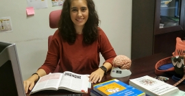 La investigadora de la UJA María Moreno.