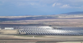 Planta solar fotovoltaica.