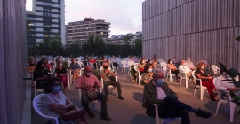 Público asistente al concierto en el Museo Íbero