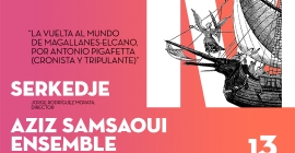 Cartel del concierto ‘La vuelta al mundo de Magallanes-Elcano, por Antonio Pigafetta’
