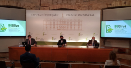 Un momento de la rueda de prensa. Foto: Diputación Provincial de Jaén.