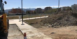 Imagen de los terrenos donde se construirá el nuevo edificio, en el Campus Las Lagunillas.