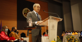 Intervención del consejero de Universidades, Rogelio Velasco.
