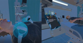 Imágenes de realidad virtual utilizadas en el Grado en Enfermería.