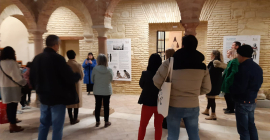 Inauguración de la exposición en el Palacio de la Merced de Arjonilla.