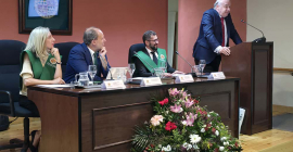 Intervención del conferenciante, Antonio José Navajas Jiménez.