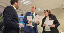 José Ignacio Jiménez, Nicolás Ruiz y Beatriz Valverde.