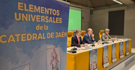 Alberto del Real, Nicolás Ruiz y Julio Millán, en el acto inaugural de la jornada.
