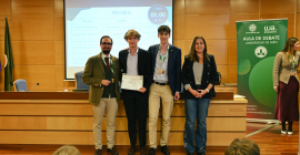 Entrega de reconocimientos, con motivo del VI Torneo Interno ‘Universidad de Jaén’, organizado por el Aula de Debate de la UJA