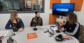 Un momento del desarrollo del programa que ha abordado la realidad de los temporeros.